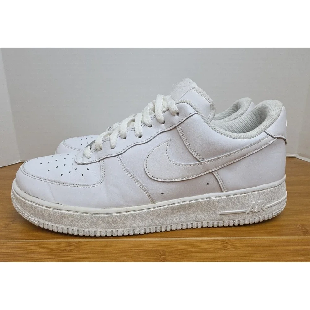 Nike Air Force 1 Low Shoes Mens Size 13 White Low Top Sneakers 315122-111